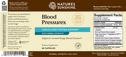 Nature's Sunshine Blood Pressurex 60 Capsules - dailyvitalstore