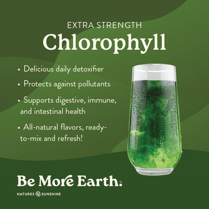 Nature's Sunshine Chlorophyll Stick Packs: Supercharge Your Detox and Boost Gut Health in Convenient, Delicious Stick Packs (Lime Twist) - dailyvitalstore
