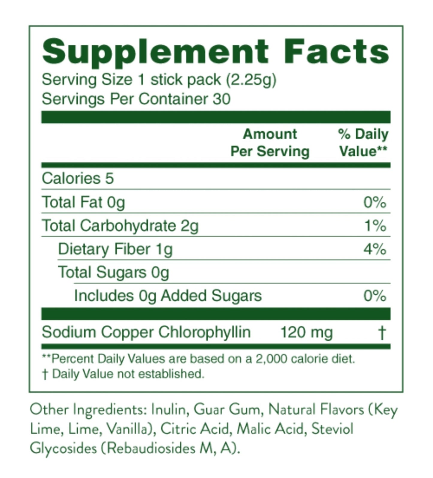 Nature's Sunshine Chlorophyll Stick Packs: Supercharge Your Detox and Boost Gut Health in Convenient, Delicious Stick Packs (Lime Twist) - dailyvitalstore