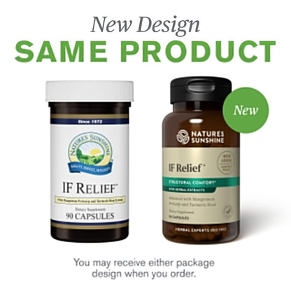 Nature's Sunshine IF Relief, 90 Capsules | Powerful Combination of Herbs That May Support The Body's Natural Process for Dealing with Muscle Pain Following Exercise - dailyvitalstore