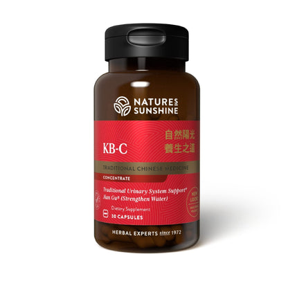 Nature's Sunshine KB-C, Chinese TCM Concentrate, 30 Capsules | Strengthens the Urinary System, Supports the Structural System, and May Help the Body Restore Energy - dailyvitalstore