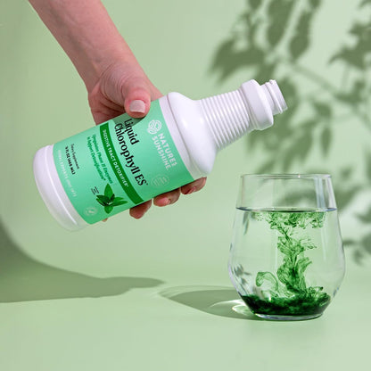 Nature's Sunshine Liquid Chlorophyll Extra Strength - Immunity Support, Detox & Cleanse, Chlorophyll Liquid Drops with Spearmint Oil, - dailyvitalstore