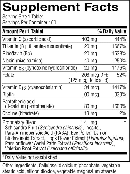Nature's Sunshine Nutri-Calm- Herbal Stress Relief Supplement for Natural Relief, Mood Support and Boost, Nervous System Support - 100 Count - dailyvitalstore