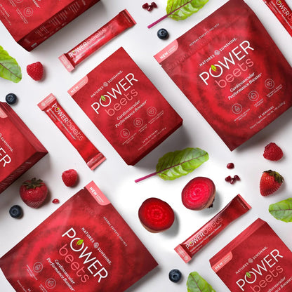 Nature's Sunshine Power Beets – Patented Nutrient Blend of Beet Root Powder and Nutrients to Promote Performance, Mental Clarity, & Vitality – Non-GMO, Soy & Gluten Free – 24 to-Go Packs - dailyvitalstore