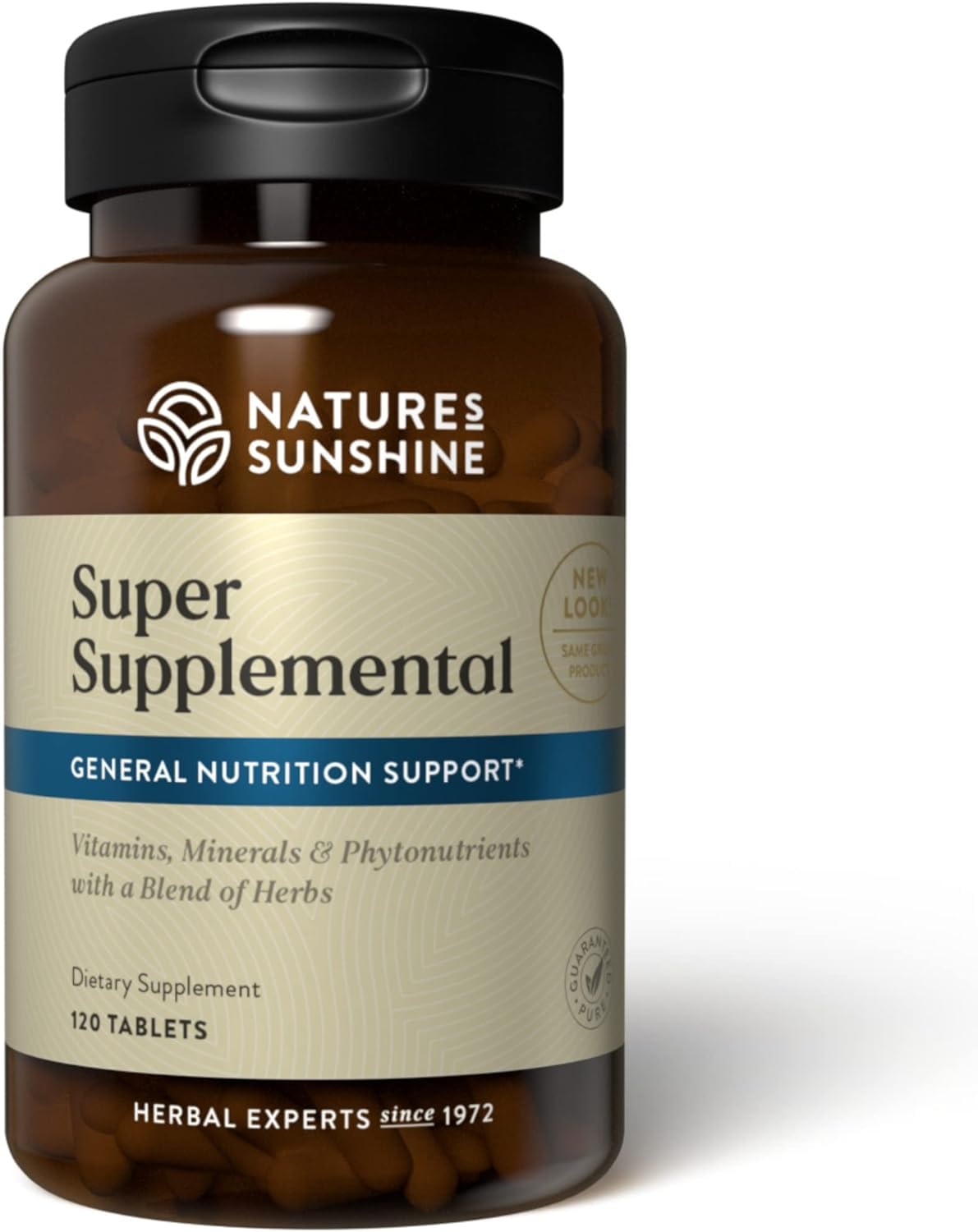 Nature's Sunshine Super Supplemental: Complete Multivitamin with Minerals, Antioxidants & More for Nutritional Gaps, Overall Health, Immune & Energy Support. 120 Tabs - dailyvitalstore