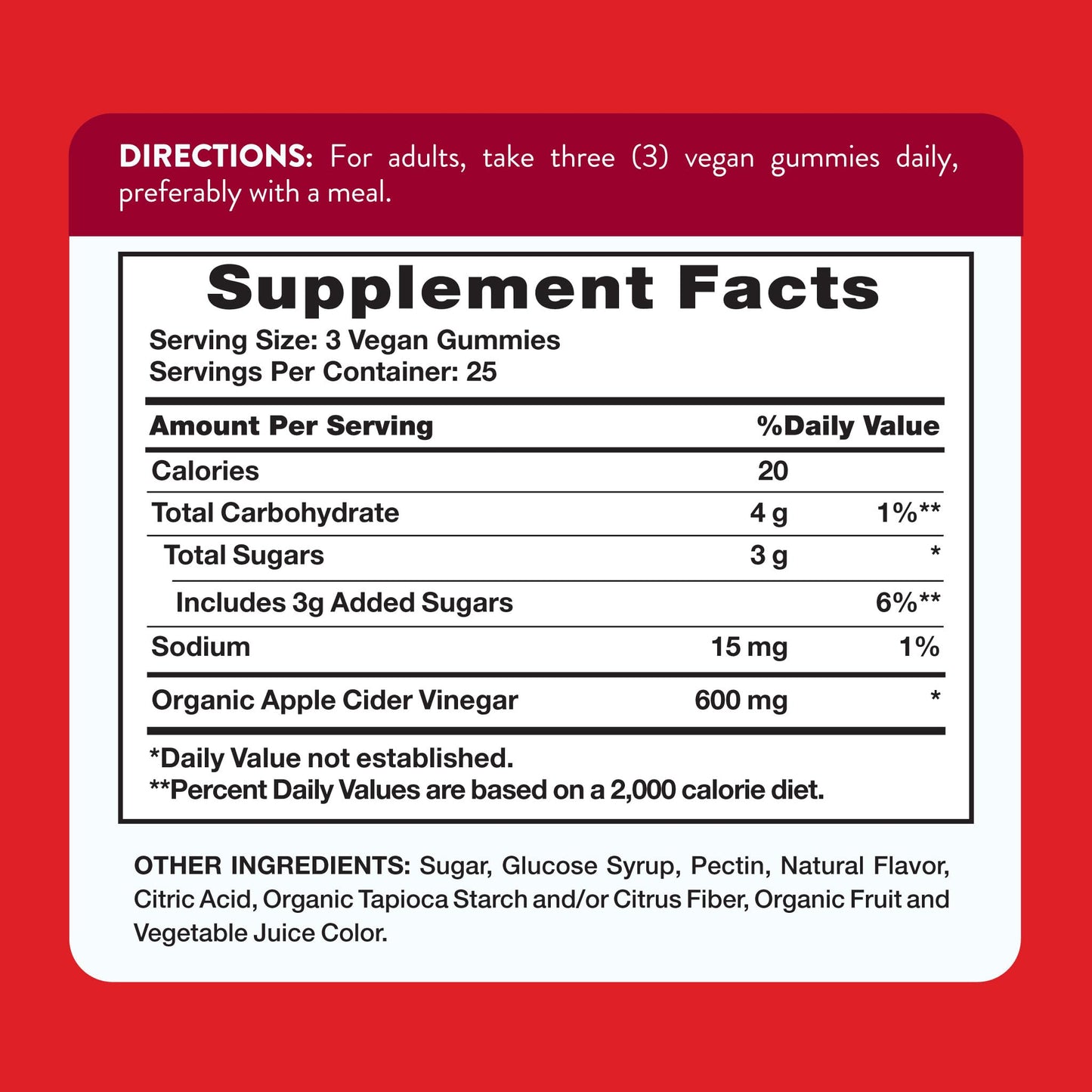 Nature's Truth Apple Cider Vinegar Gummies | 600 mg | 75 Gummies | Apple Flavor | Vegan, Non-GMO, Gluten Free Supplement. - dailyvitalstore