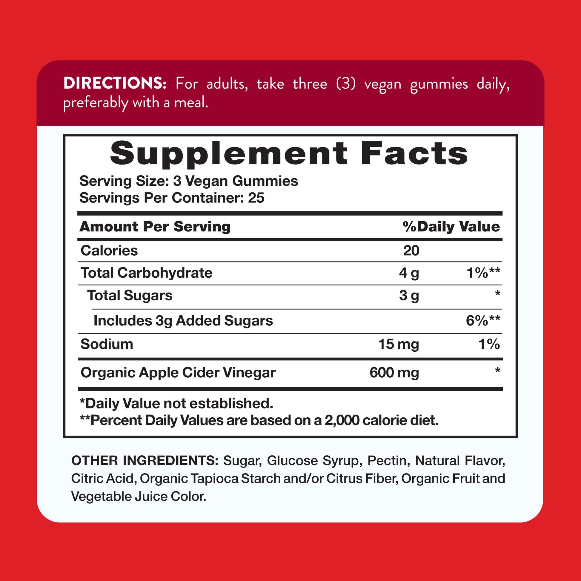 Nature's Truth Apple Cider Vinegar Gummies | 600 mg | 75 Gummies | Apple Flavor | Vegan, Non-GMO, Gluten Free Supplement. - dailyvitalstore