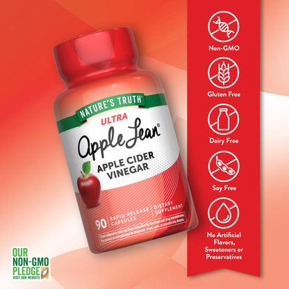 Nature's Truth Apple Cider Vinegar Pills | 90 Capsules | Non-GMO & Gluten Free Supplement - dailyvitalstore