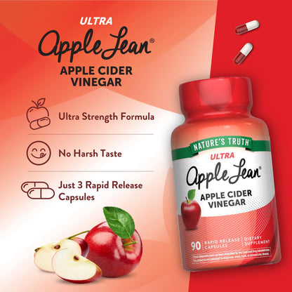Nature's Truth Apple Cider Vinegar Pills | 90 Capsules | Non-GMO & Gluten Free Supplement - dailyvitalstore