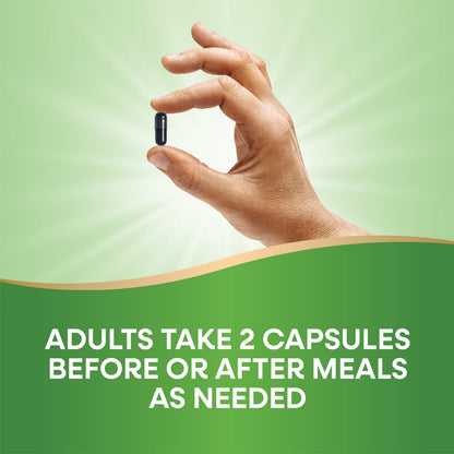 Nature's Way Activated Charcoal, Binds Unwanted Materials and Gas in the Digestive Tract*, 560 mg per 2-Capsule Serving, - dailyvitalstore