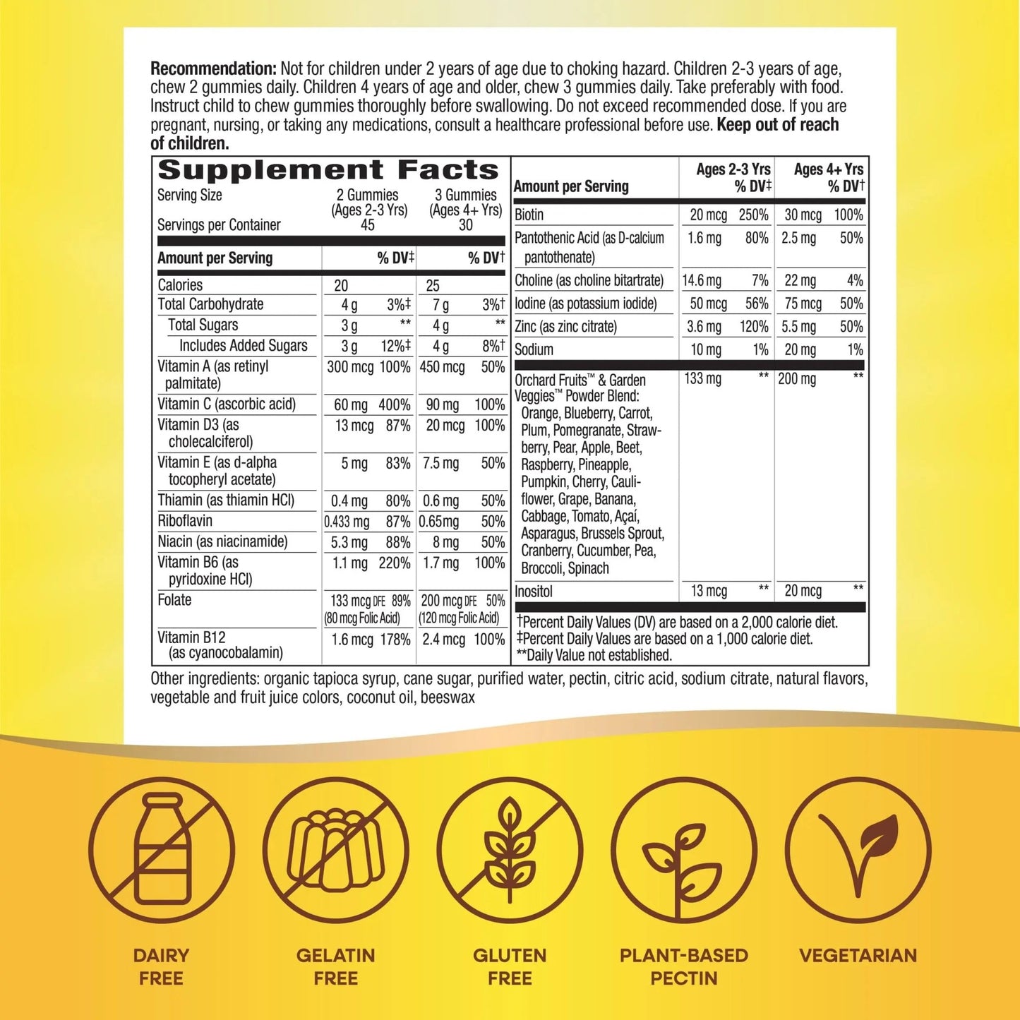 Nature's Way Alive! Children's Premium Gummy Multivitamin, Gluten Free, Made with Pectin, 90 Gummies - dailyvitalstore