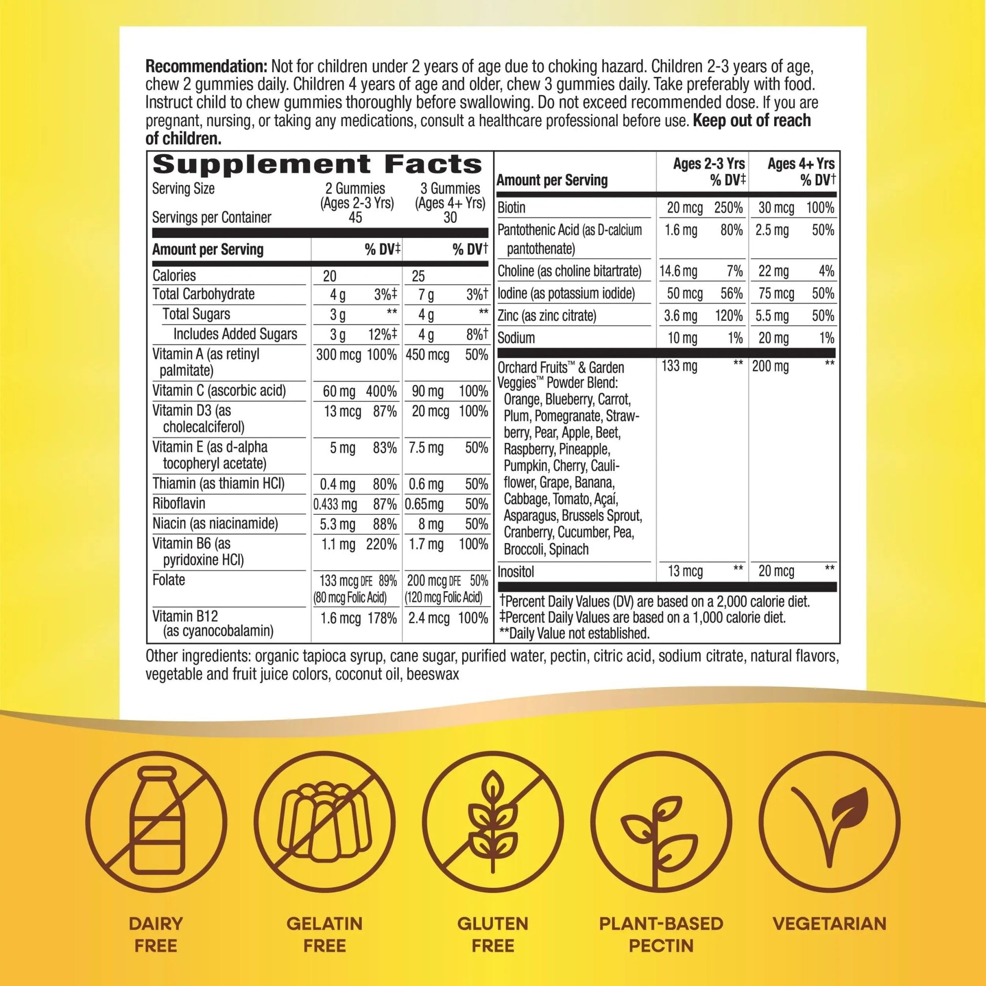 Nature's Way Alive! Children's Premium Gummy Multivitamin, Gluten Free, Made with Pectin, 90 Gummies - dailyvitalstore