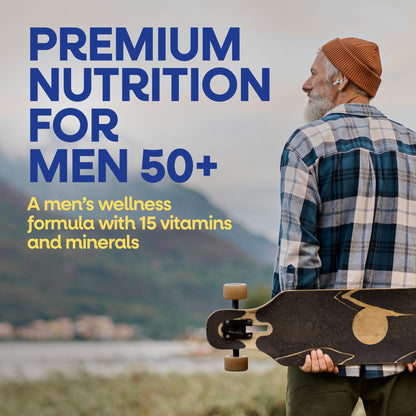 Nature’s Way Alive! Men’s 50 Plus Premium Gummy Multivitamin, Supports Healthy Heart, Brain & Muscle Function with High Potency B-Vitamins, Vitamin A, C, D3 - dailyvitalstore