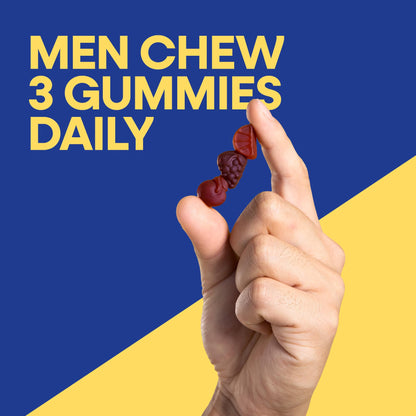 Nature’s Way Alive! Men’s 50 Plus Premium Gummy Multivitamin, Supports Healthy Heart, Brain & Muscle Function with High Potency B-Vitamins, Vitamin A, C, D3 - dailyvitalstore