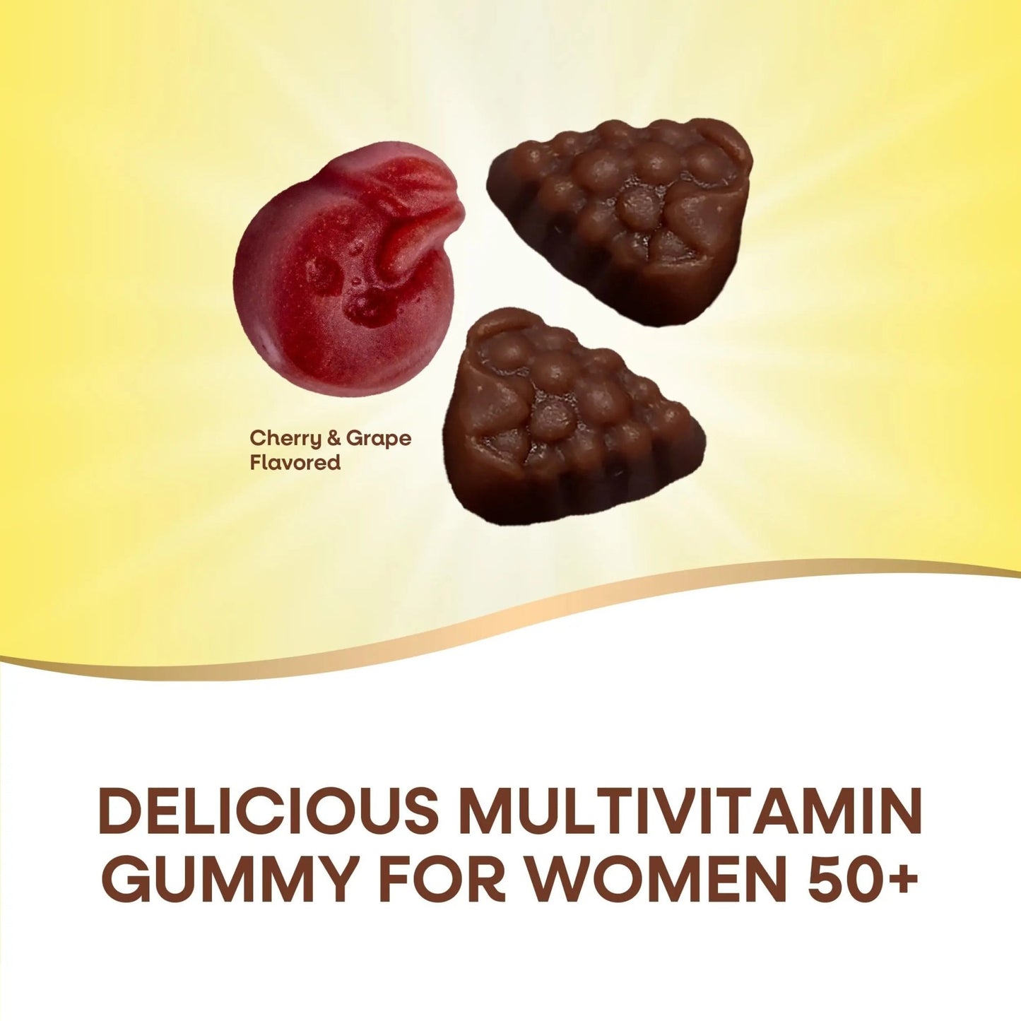 Nature’s Way Alive! Women’s 50+ Premium Gummy Multivitamin, Supports Healthy Heart, Brain & Bones*, B-Vitamins - dailyvitalstore