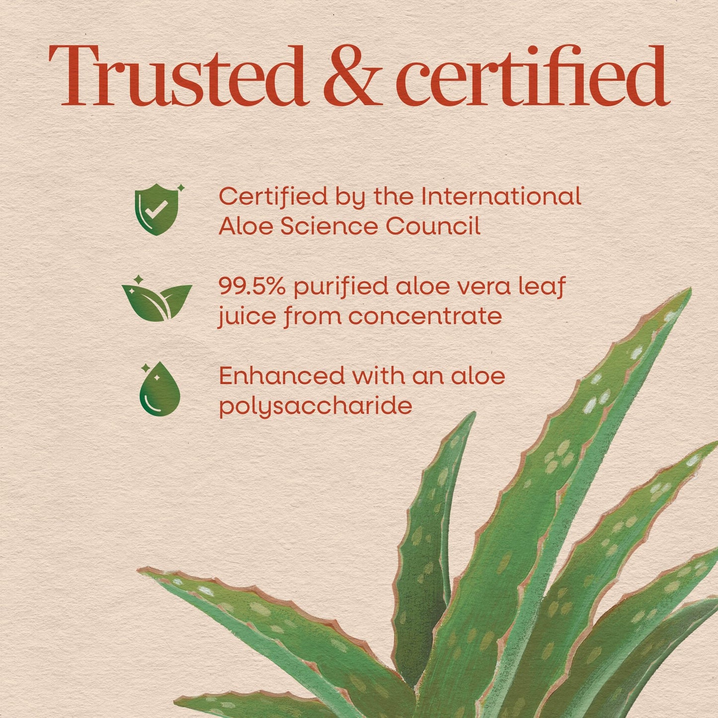 Nature’s Way Aloe Vera Leaf Juice, Flavorless Juice 99.5% Purified from Concentrate, Certified by The International Aloe Science Council, - dailyvitalstore