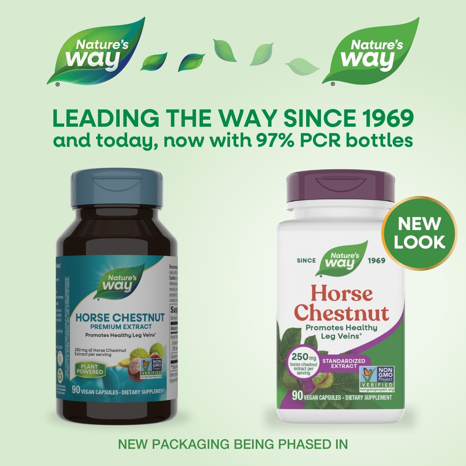 Nature's Way Horse Chestnut Extract, Premium Extract, Promotes Healthy Leg Veins*, 250 mg per Serving, Vegan - dailyvitalstore