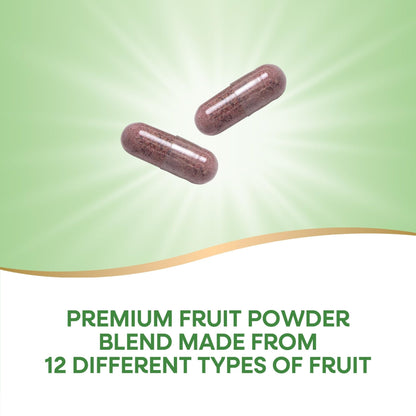 Nature's Way Orchard Fruits, Fruit Powder Blend, Contains 12 Different Fruits, 900mg Per 2-Capsule Serving, 60 Capsules - dailyvitalstore