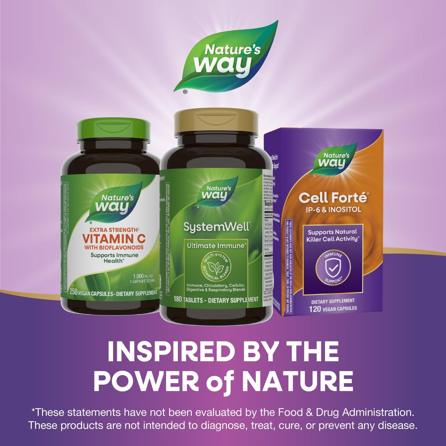 Nature's Way Systemwell Ultimate Immune* with Vitamins C, A, D, Zinc, & Selenium, Multi-System Botanical Blends Including Immune, Respiratory, Digestive & Circulatory, 180 Tablets (Packaging May Vary) - dailyvitalstore