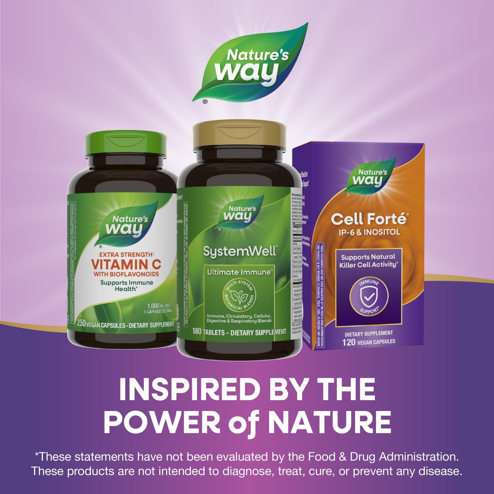 Nature's Way Systemwell Ultimate Immune* with Vitamins C, A, D, Zinc, & Selenium, Multi-System Botanical Blends Including Immune, Respiratory, Digestive & Circulatory, 180 Tablets (Packaging May Vary) - dailyvitalstore