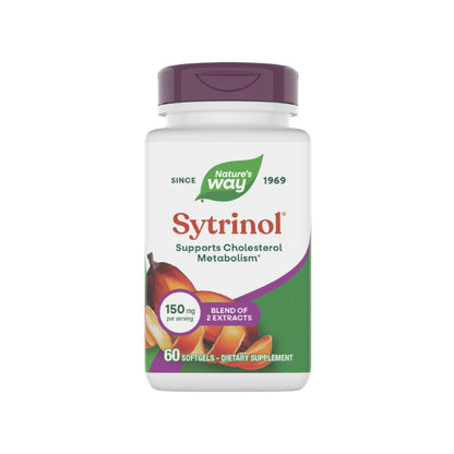 Nature's Way Sytrinol Cholesterol Control; Premium Blend; 60 Softgels - dailyvitalstore