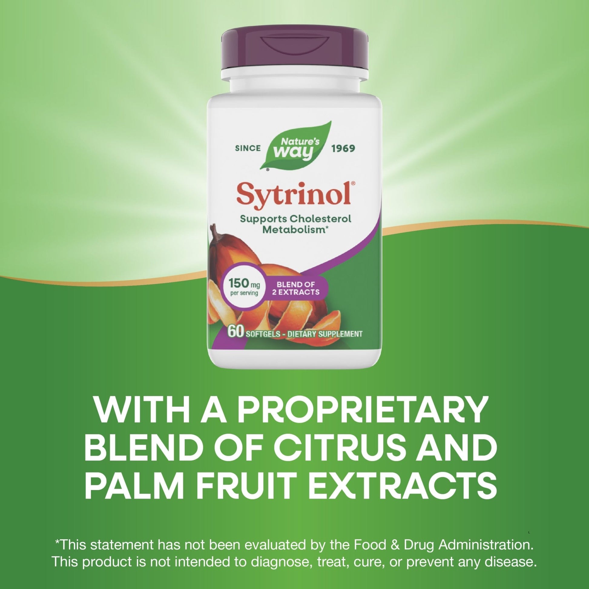 Nature's Way Sytrinol Cholesterol Control; Premium Blend; 60 Softgels - dailyvitalstore