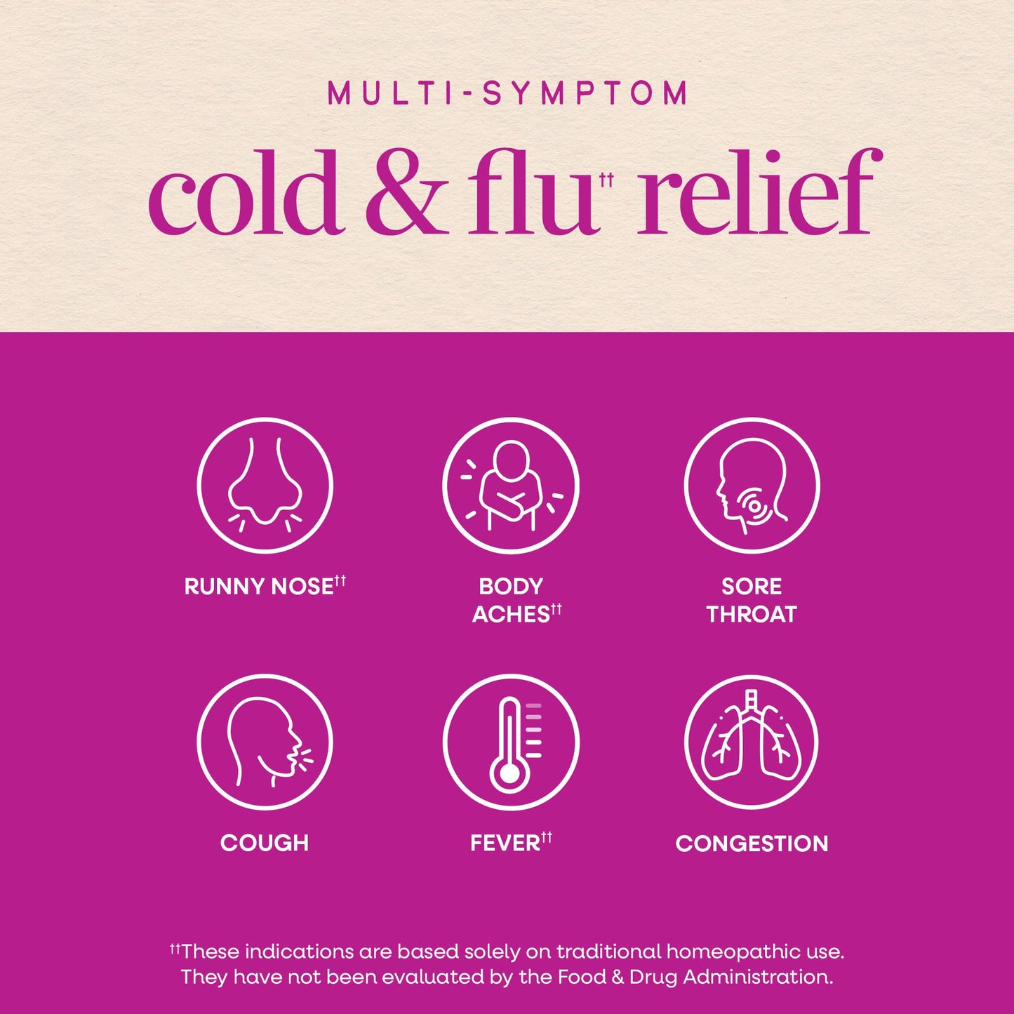 Nature’s Way Umcka Cold and Flu Relief Chewables, Non-Drowsy Multi-Symptom Relief, Homeopathic Cold Medicine & Remedy, Shortens & Reduces Severity of Colds, Berry-Flavored Cold & Flu Tablets, 20 Count - dailyvitalstore