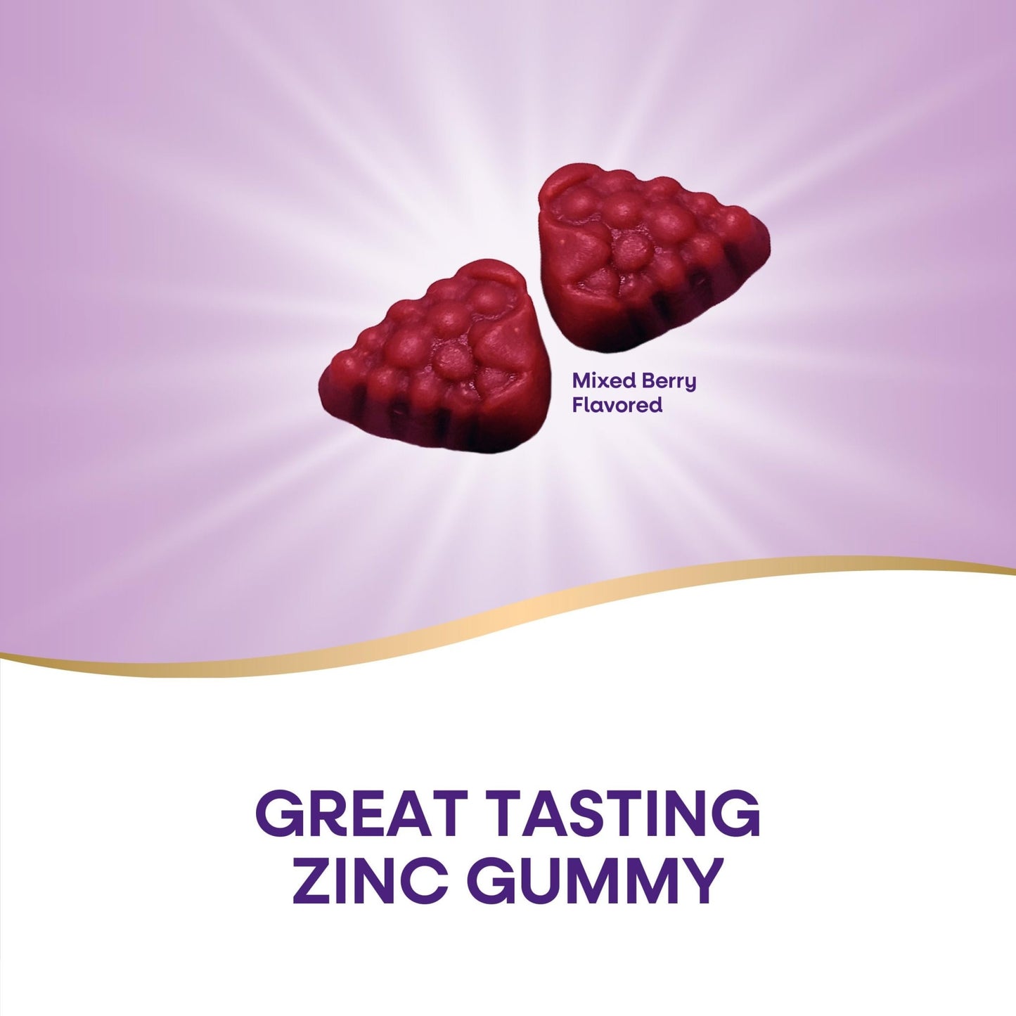 Nature's Way Zinc Gummies, Adult & Kids 9+ Immune Support Gummies*, 100% Daily Value per Serving, Mixed Berry Flavor, 120 Chews - dailyvitalstore