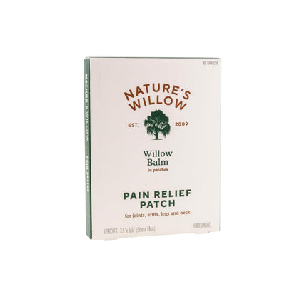 Nature's Willow Relief Patches – Fast-Acting, Plant-Based Topical Solution to Help with Sore Muscles & Joints | 6 Patches per Pack | 1-Pack - dailyvitalstore