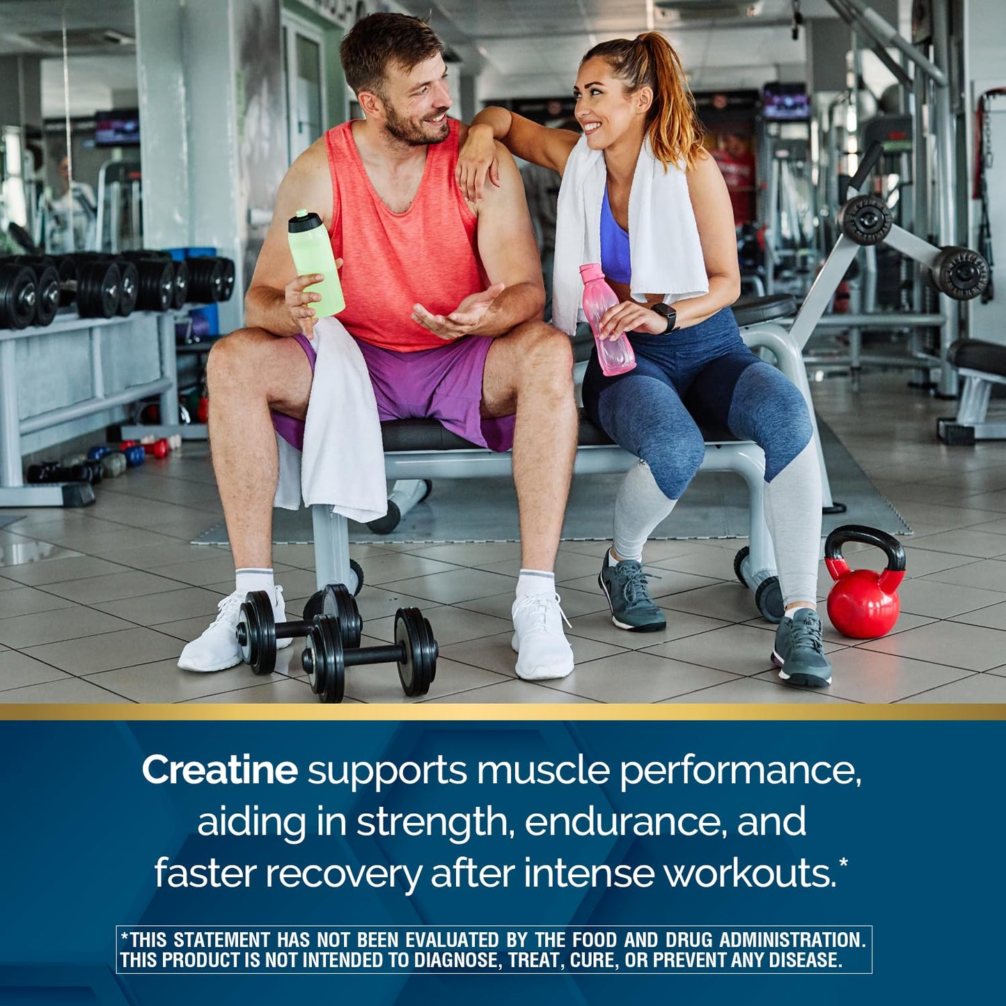 Nature's Wonder Micronized Creatine Monohydrate Powder 5g, Muscle Health, Muscle Energy Production, No Lactose, 5g of Micronized creatine Powder per Serving, 450G, 90 Servings - dailyvitalstore