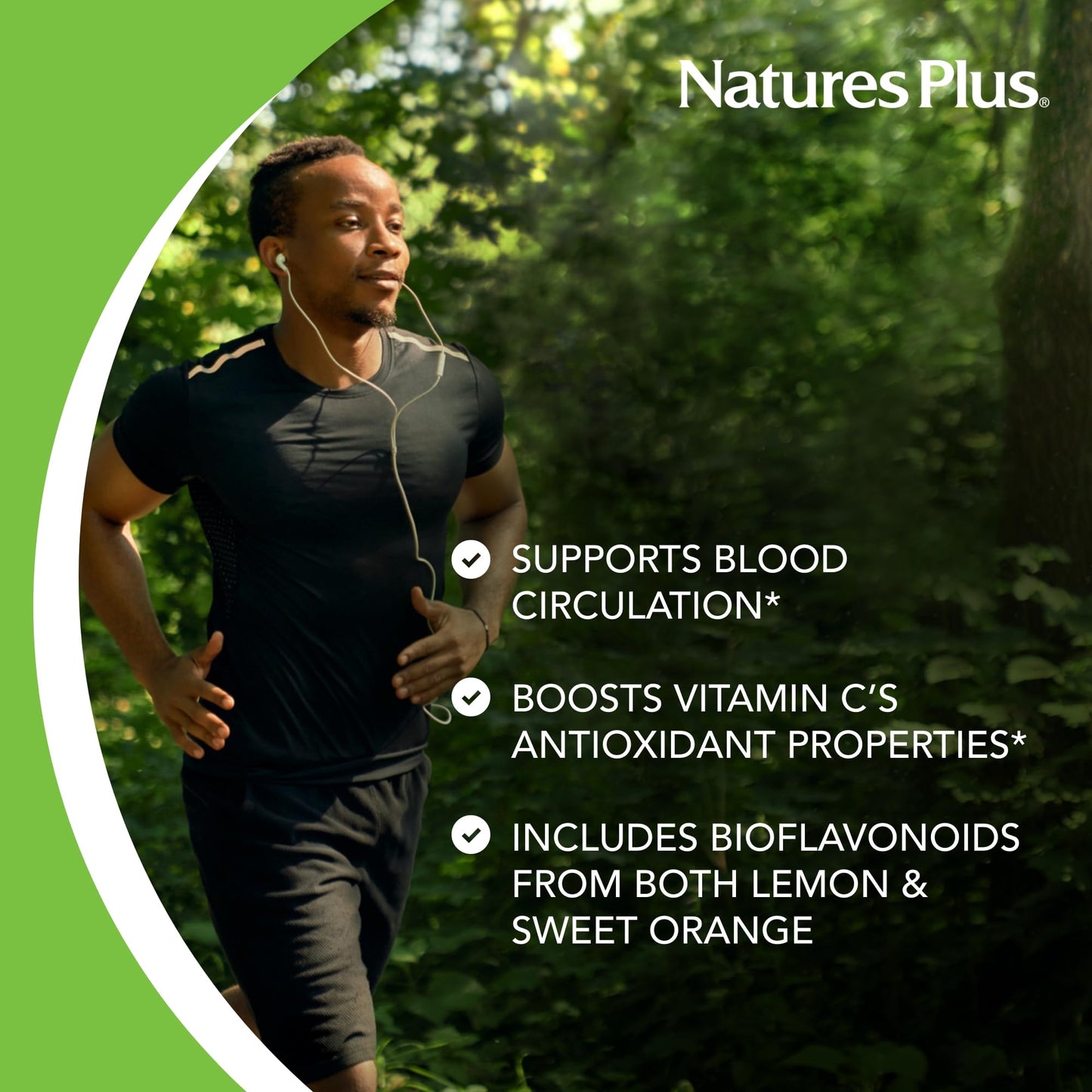 NaturesPlus Biorutin 1000 mg - 90 Tablets - Bioflavonoid & Rutin Complex - Supports Vascular Function & Circulation - Vegetarian, Gluten Free - 90 Servings - dailyvitalstore