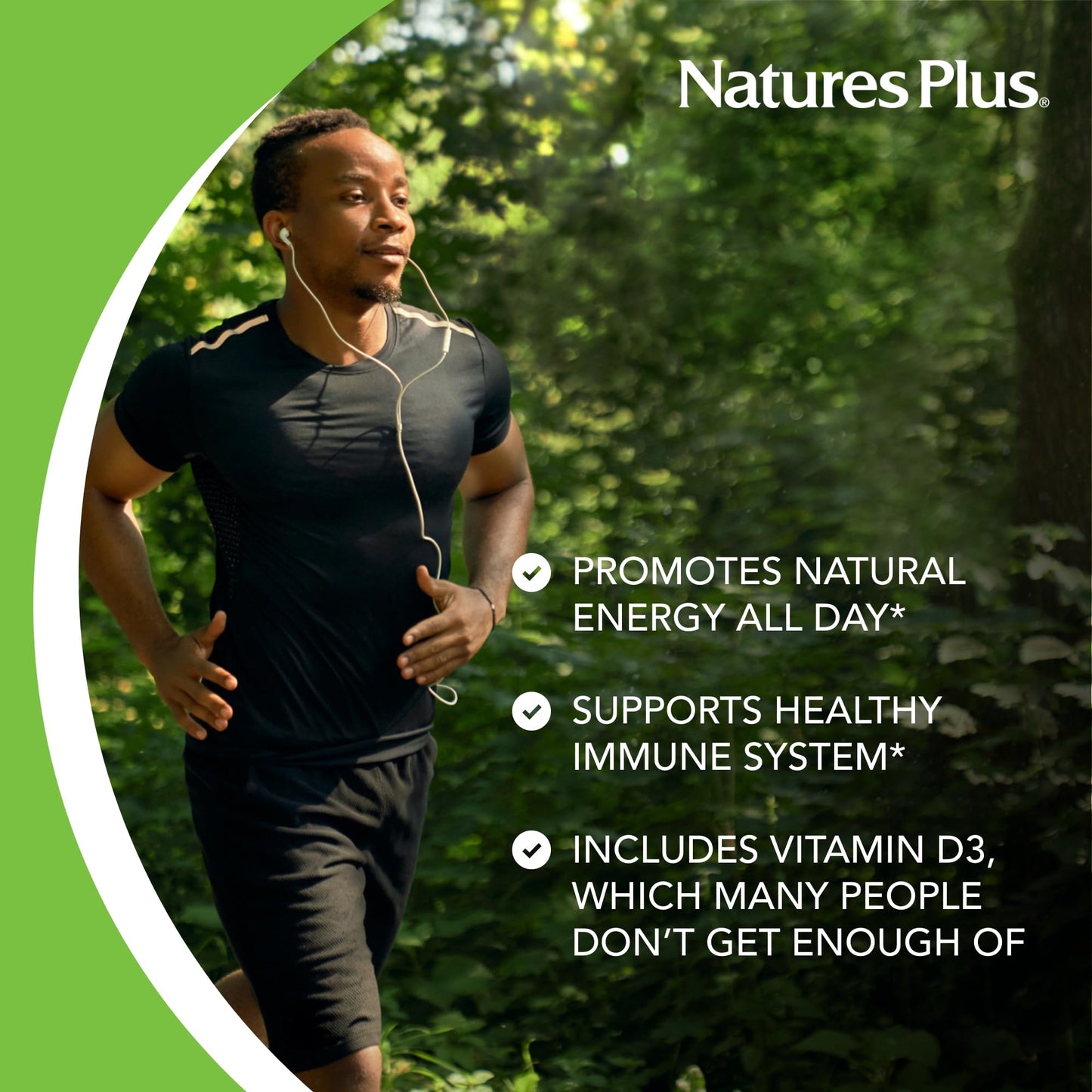 NaturesPlus Source of Life - 180 Capsules - Multivitamin & Mineral Supplement - Supports Natural Energy & Overall Well-Being - Gluten Free, Vegetarian - 20 Servings - dailyvitalstore