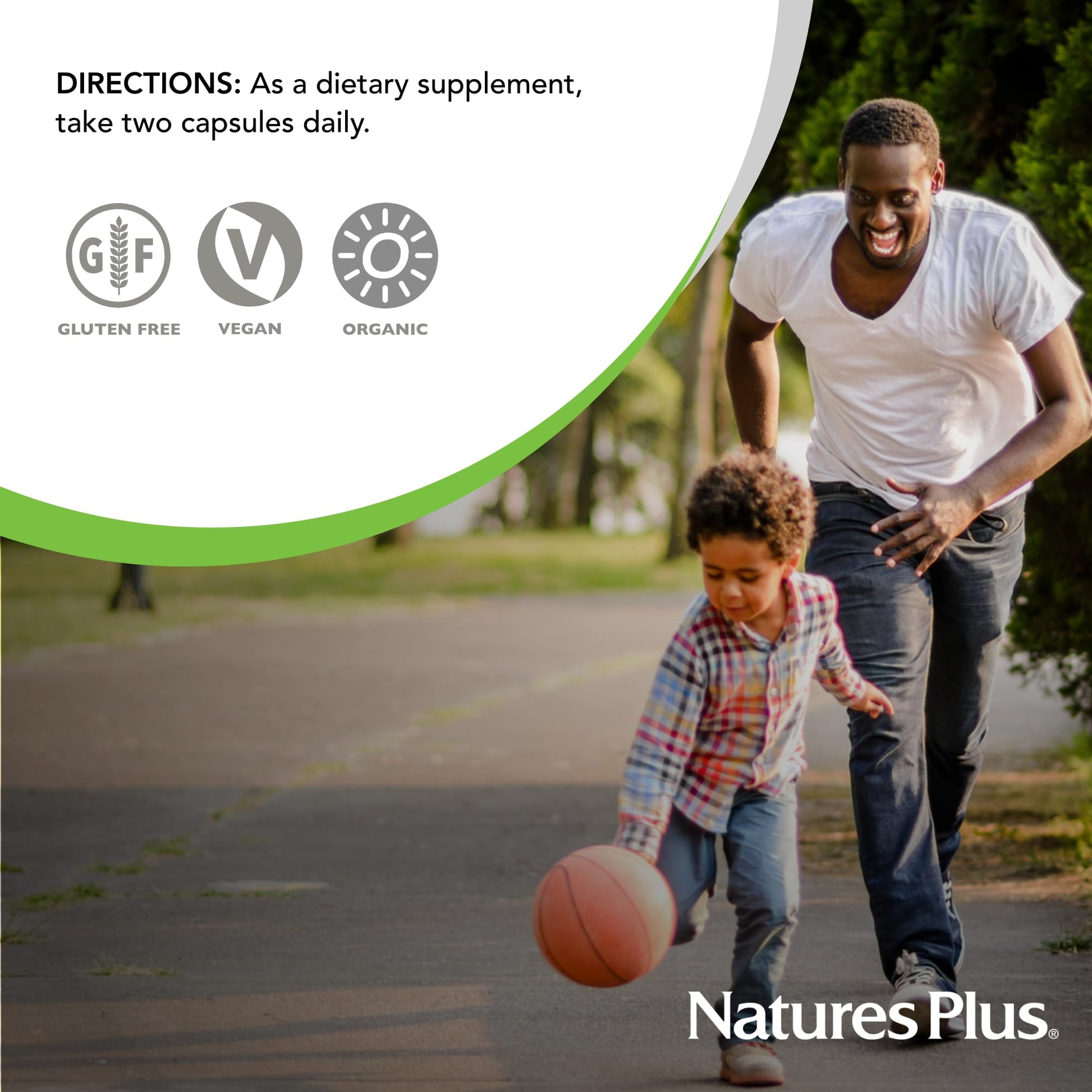 NaturesPlus Source of Life Garden Vitamin C - 60 Capsules - Immune System Support - USDA Certified Organic, Non-GMO, Vegan, Gluten Free - 30 Servings - dailyvitalstore