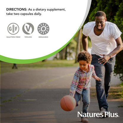 NaturesPlus Source of Life Garden Vitamin C - 60 Capsules - Immune System Support - USDA Certified Organic, Non-GMO, Vegan, Gluten Free - 30 Servings - dailyvitalstore