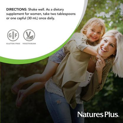 NaturesPlus Source of Life Women Liquid Multivitamin - 30 fl oz - Natural Berry Flavor - Whole Foods & Minerals - Healthy Immune System & Energy - Vegetarian, Gluten-Free - 30 Servings - dailyvitalstore