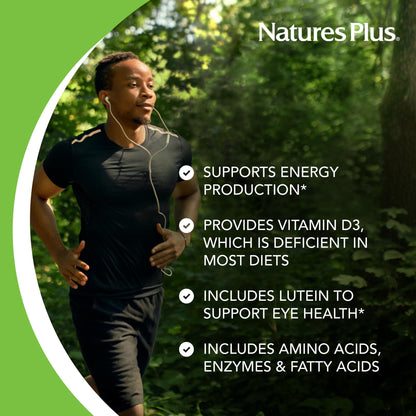 NaturesPlus Ultra Source of Life Multivitamin - 180 Mini-Tablets - with Whole Foods, Herbs, Lutein & Enzymes - Vegetarian, Gluten Free - 30 Servings - dailyvitalstore