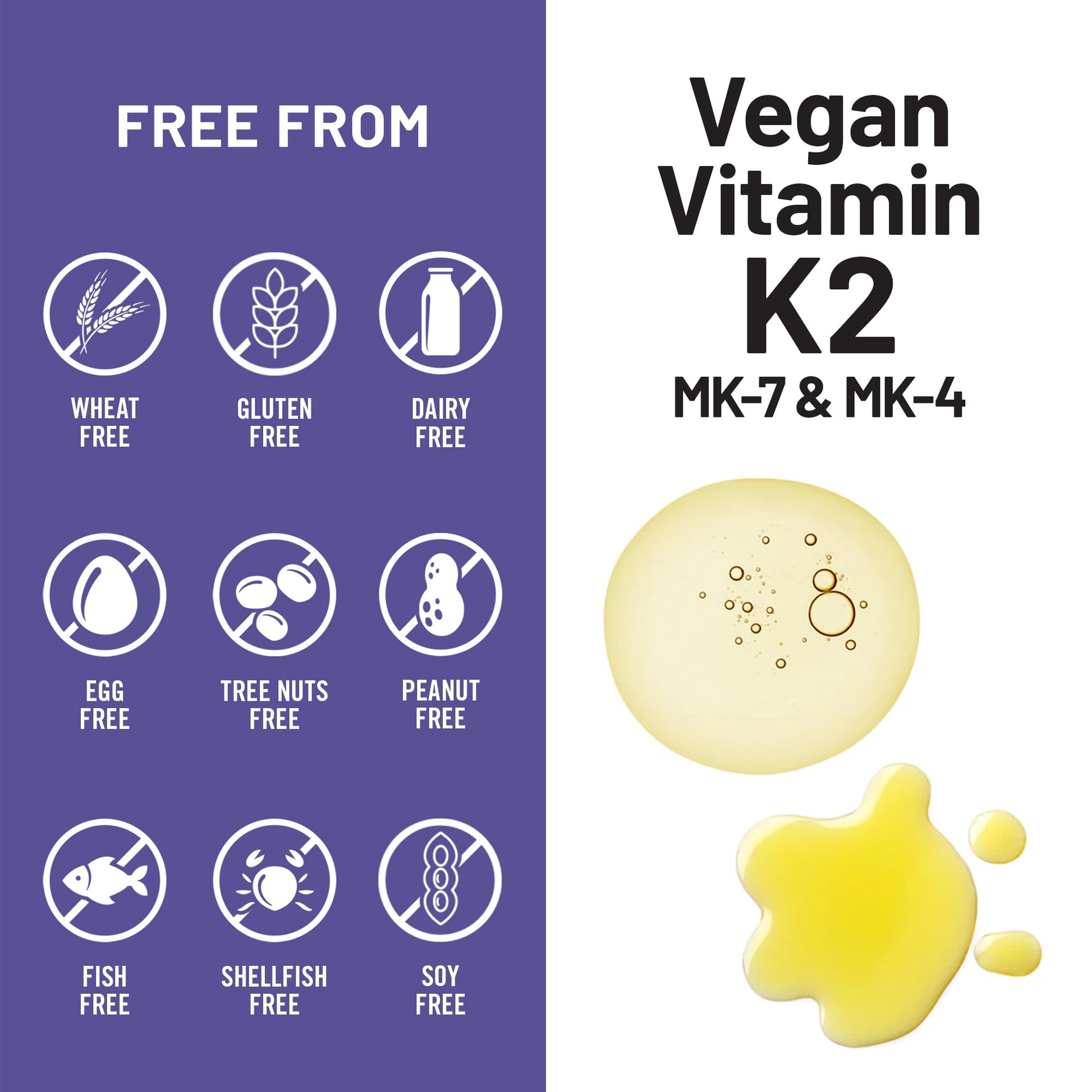 NatureWise Vitamin K2 600mcg Supplement with MK-7 100mcg & MK-4 500mcg - Enhanced Bioavailable Formula - K Complex for Bone and Heart Health - dailyvitalstore