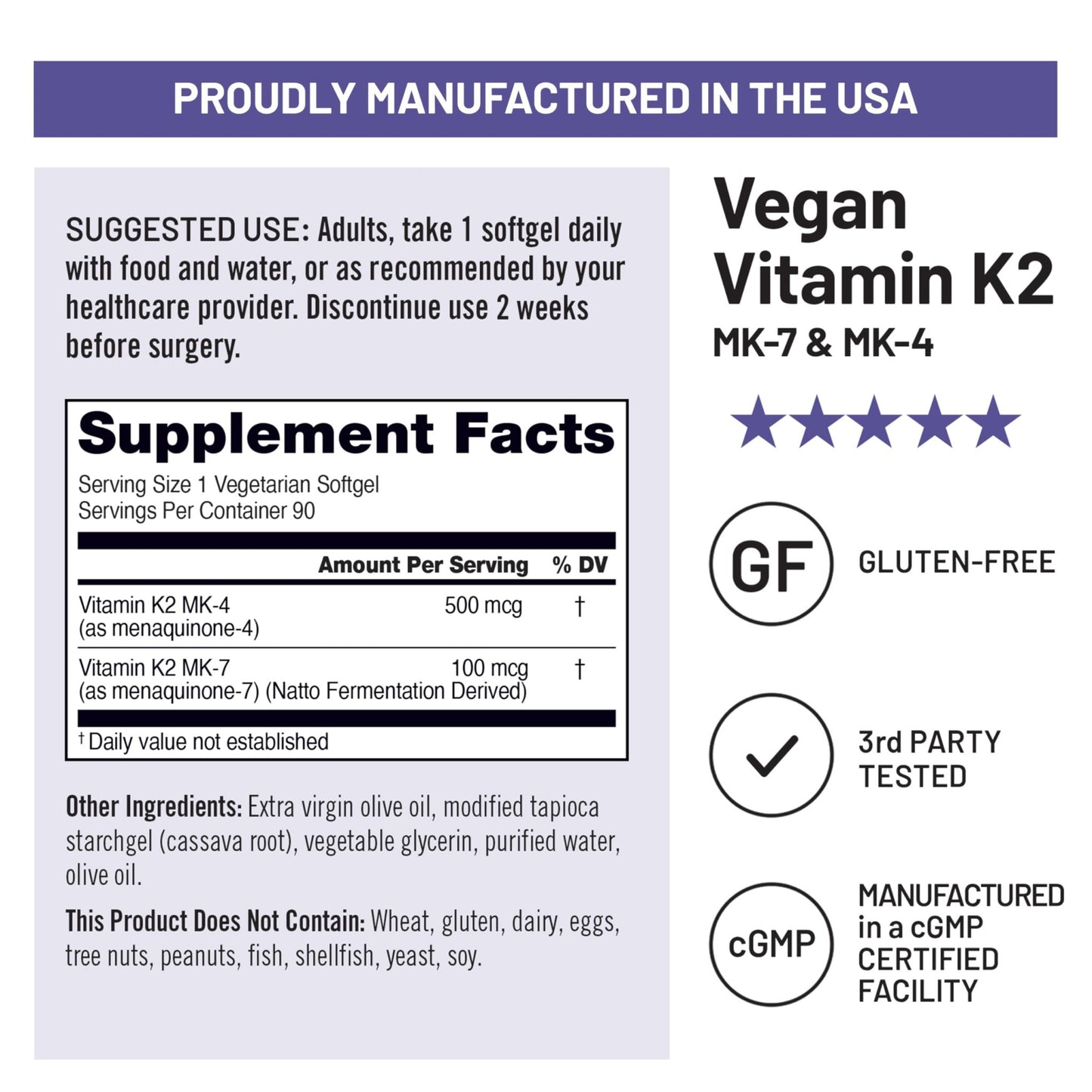 NatureWise Vitamin K2 600mcg Supplement with MK-7 100mcg & MK-4 500mcg - Enhanced Bioavailable Formula - K Complex for Bone and Heart Health - dailyvitalstore