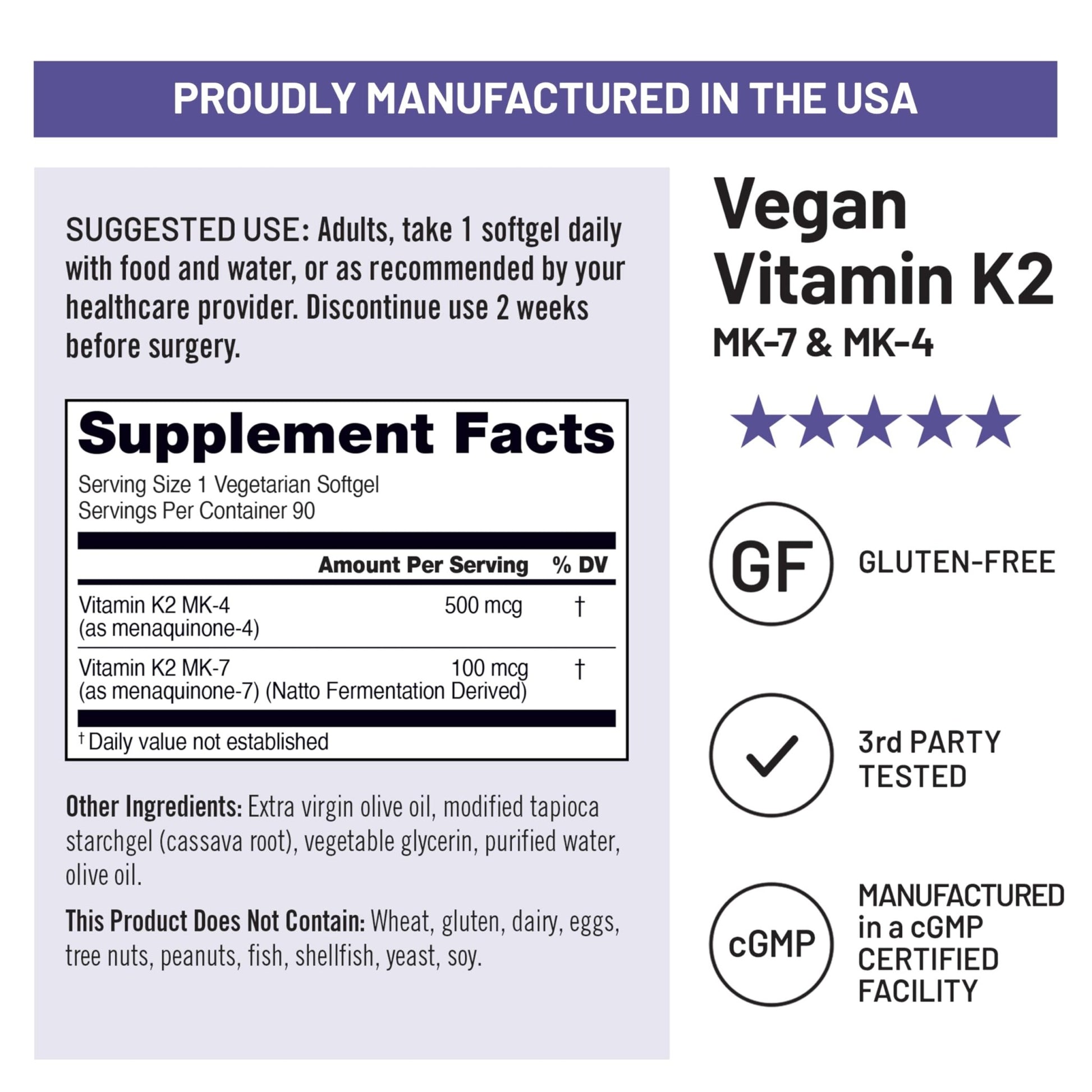 NatureWise Vitamin K2 600mcg Supplement with MK-7 100mcg & MK-4 500mcg - Enhanced Bioavailable Formula - K Complex for Bone and Heart Health - dailyvitalstore