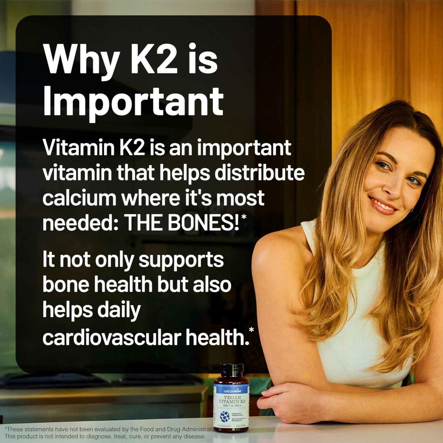NatureWise Vitamin K2 600mcg Supplement with MK-7 100mcg & MK-4 500mcg - Enhanced Bioavailable Formula - K Complex for Bone and Heart Health - dailyvitalstore