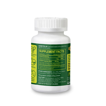 NATURION H. Pylori Support - Digestive Health Supplement with G-FOS Blend, Whey Protein, Licorice, Mastic Gum, Vitamin U, and Vitamin B2 - Stomach Comfort & Gut Balance - 60 Tablets, 30 Day Supply - dailyvitalstore