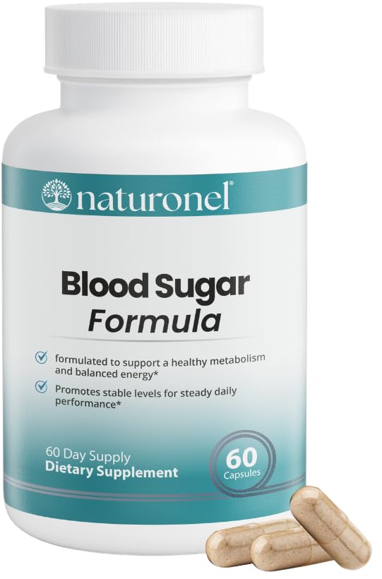 Naturonel Blood Sugar Formula – Metabolic Support with Cinnamon, Banaba, Bitter Melon, Guggul, Licorice, Gymnema, Juniper, Alpha Lipoic Acid & Chromium | Made in USA, GMP Certified - dailyvitalstore