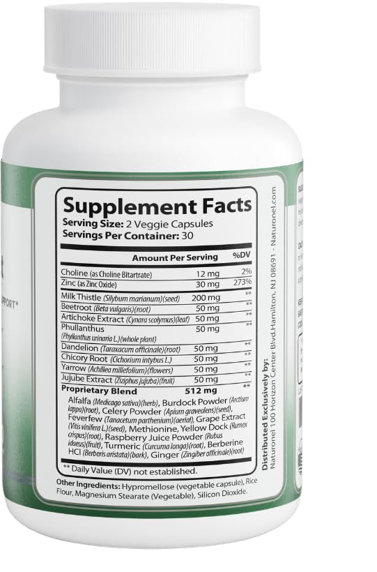 Naturonel Liver Protect – Liver Cleanse Detox & Repair | Liver Detox with Milk Thistle, Beetroot, Artichoke, Dandelion, Chicory, Yarrow, Jujube & Herbal Detox Blend | Made in USA, GMP Certified (1) - dailyvitalstore
