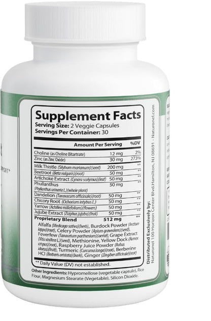 Naturonel Liver Protect – Liver Cleanse Detox & Repair | Liver Detox with Milk Thistle, Beetroot, Artichoke, Dandelion, Chicory, Yarrow, Jujube & Herbal Detox Blend | Made in USA, GMP Certified (1) - dailyvitalstore