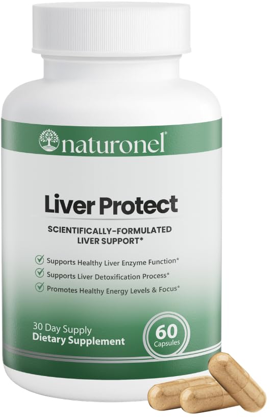 Naturonel Liver Protect – Liver Cleanse Detox & Repair | Liver Detox with Milk Thistle, Beetroot, Artichoke, Dandelion, Chicory, Yarrow, Jujube & Herbal Detox Blend | Made in USA, GMP Certified (1) - dailyvitalstore