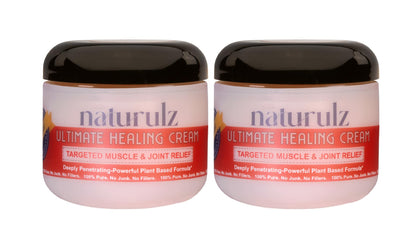 Naturulz Ultimate Healing Cream 4oz Bundle & Save – Plant-Based Topical for Daily Relief of Soreness, Stiffness & Discomfort in Back, Shoulder, Knee, Neck & Foot, Lightweight, Clean Ingredients - dailyvitalstore