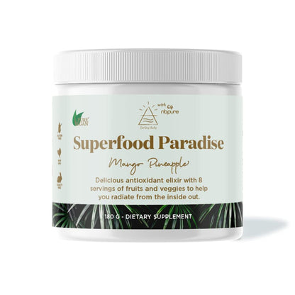nbpure Earthy Andy Superfood Paradise, Mango Pineapple, 30 Servings - dailyvitalstore