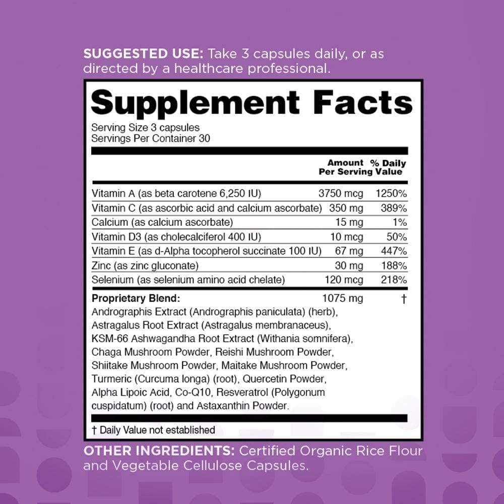 nbpure Immune+ Daily Immune System Supplement Boost, Immunity Supplement, 90 Count - dailyvitalstore