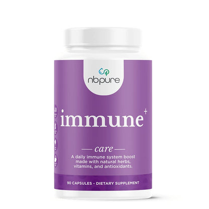 nbpure Immune+ Daily Immune System Supplement Boost, Immunity Supplement, 90 Count - dailyvitalstore