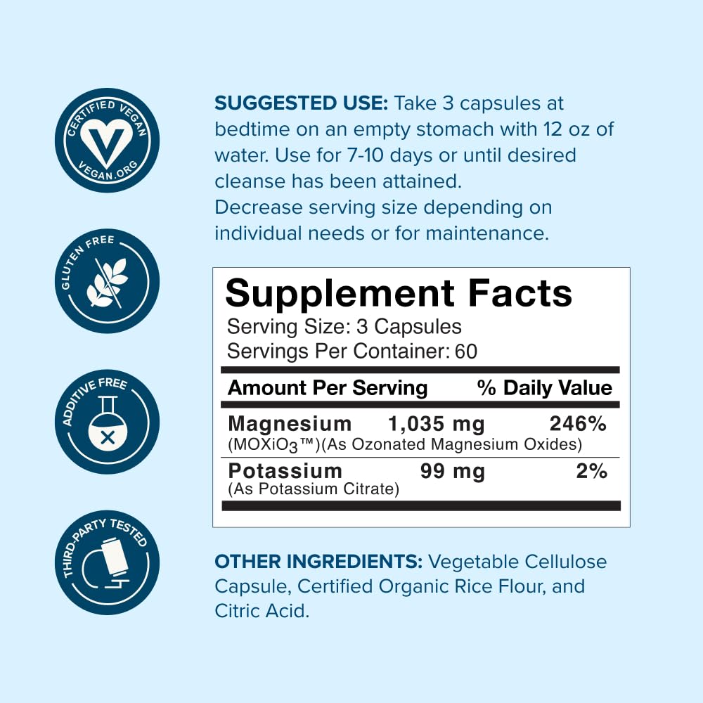 nbpure MagO7 - Natural Colon Cleanse & Detox - Occasional Constipation Relief, Stool Softener, & Bloating Support for Men & Women - dailyvitalstore